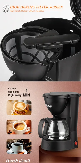 BOSCARE Drip Coffee Machine 12 Cups Coffee Maker with Reusable Filter  Warming Plate Coffee Pot for Home and Office - AliExpress