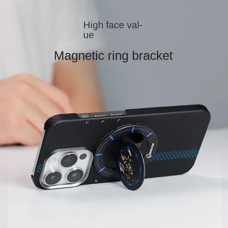 iPhone 12/13/14/15/pro max Magnetic finger Ring for cell phone holder grip Ultra Thin support Stand MagSafe magnet cradle