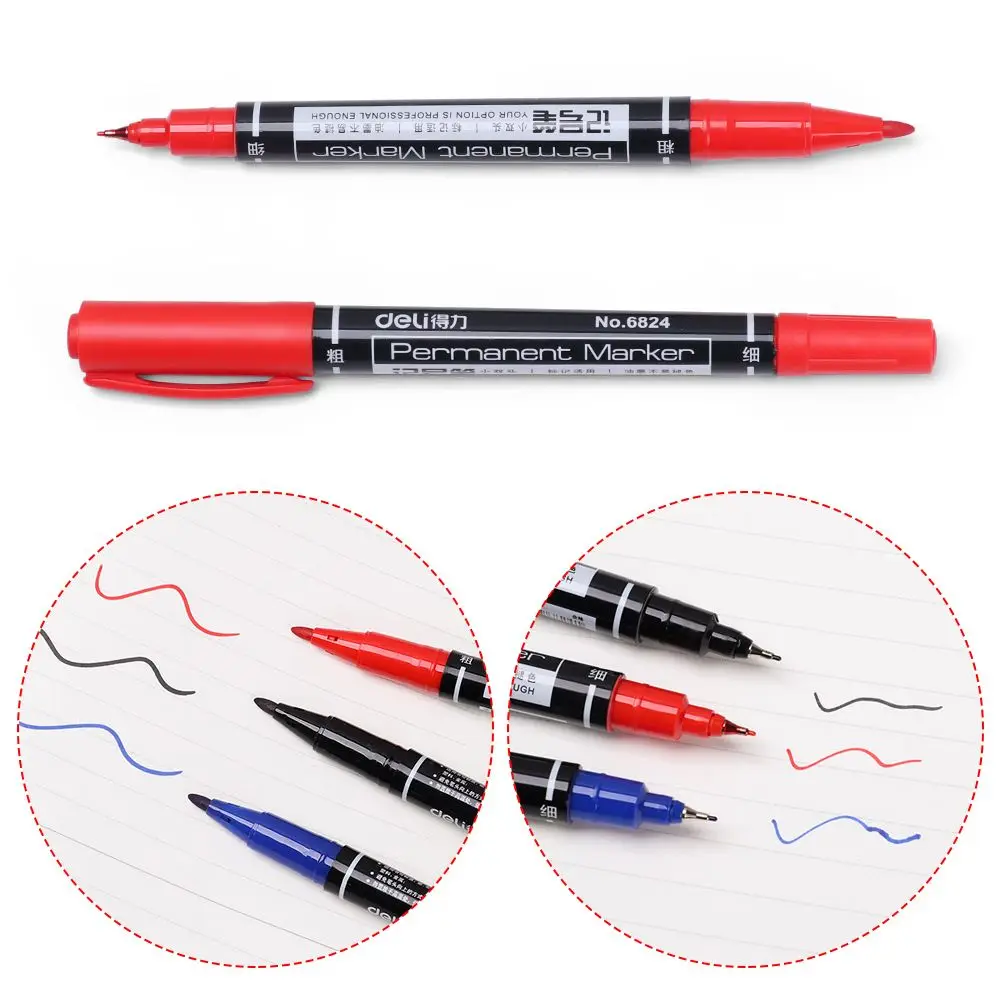 1/3pcs Calligraphy Graphic Drawing Permanent Fast Dry Twin Tip Sketch Pens Fine Point Marker