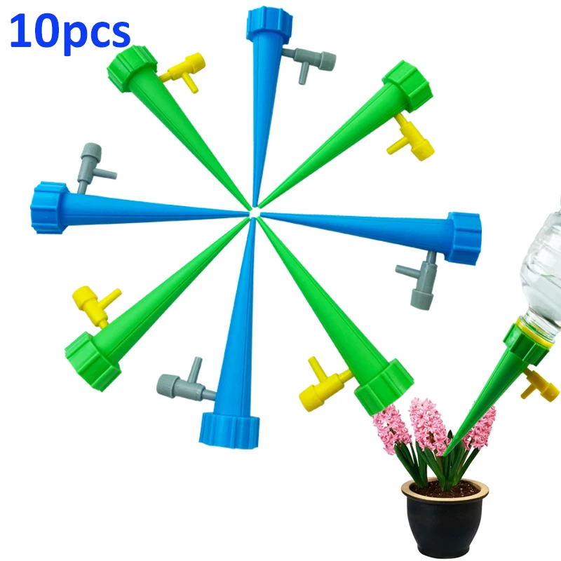 

Automatic Drip Irrigation System Self Watering Spike Kits for Flower Plants Greenhouse Adjustable Auto Water Dripper Device