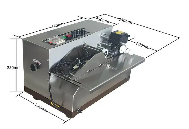MY-380F Ink Roll Coding Printer Machine Card Print Produce Date Printing Machine