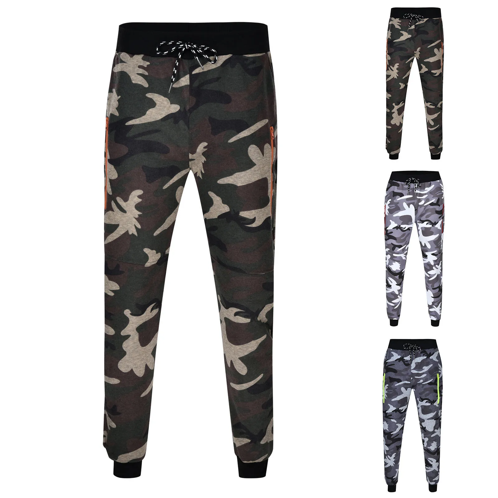 

New Men Sportwear Camouflage Jogger Baggy Harem Sweatpants Pants Slacks Trousers Running Legging Large Size Pants