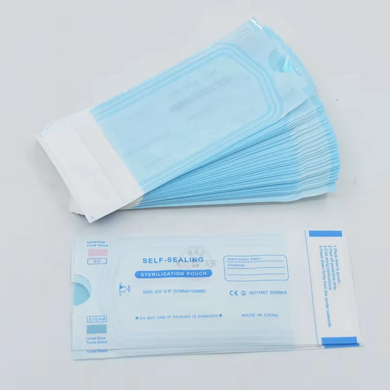 200 Disposable Dental Self-Sealing Sterilization Pouches - Assorted Sizes Available