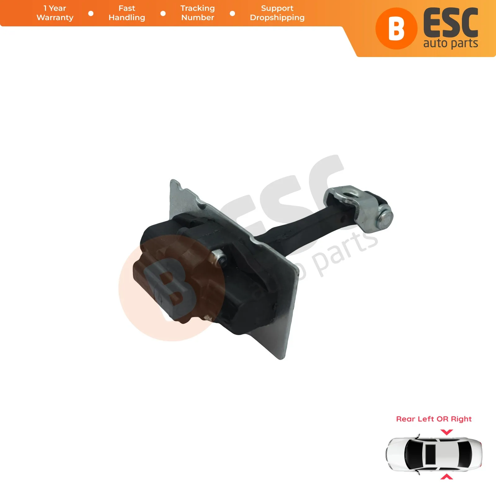 

EDP943 Rear Left OR Right Door Catch Hinge Brake Stop Check Strap Limiter 9677467280 for Peugeot 308 MK2 2013-2021 4/5 Door