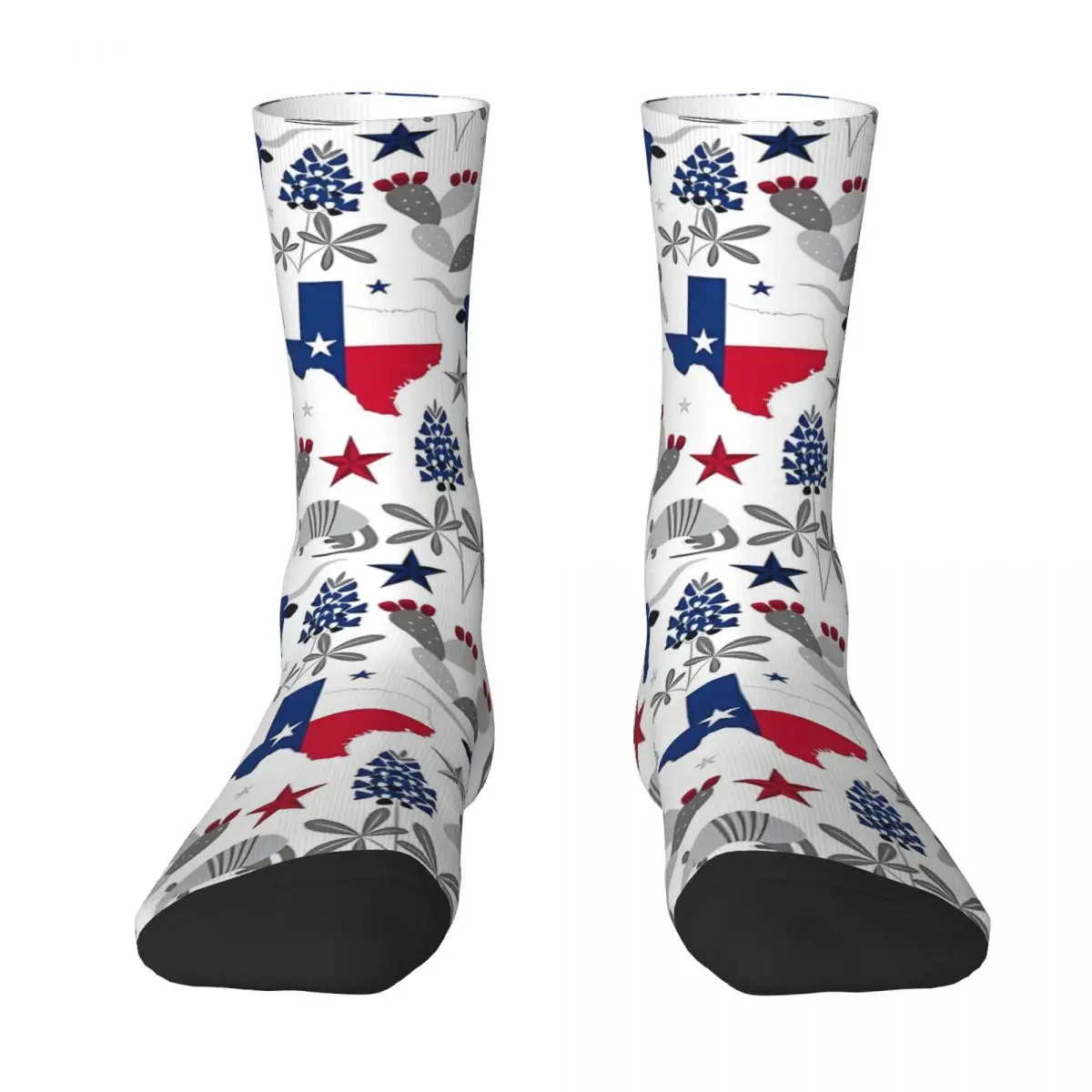 

Symbols Of Texas Sock Socks Men Women Polyester Stockings Customizable Design