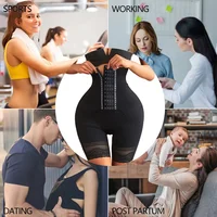 Femmes taille haute corps Shaper culotte bout à bout minceur Shapewear taille formateur Shaper Shorts ventre contrôle Leggings sous-vêtements 5