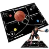 Basketball Footstep Training Mat 120x80cm Portable Regular Training System Non-Slip Mat Training Aid Silent Equipment for adults 3