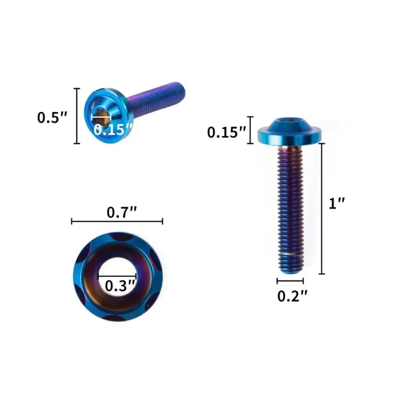 Motorcycle Titanium Windshield Fairing Screw Bolt Set FLTRX Road Glide/Special FLTRXS 121 CVO Road Glide Glide/ST