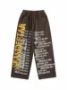 Bla Loose Men's Sweatpants Autumn New Sle Casual Trousers Drapey Spor Straight Leg Polyester Fiber Men's Leisure Pants