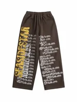 Bla Loose Men's Sweatpants Autumn New Sle Casual Trousers Drapey Spor Straight Leg Polyester Fiber Men's Leisure Pants