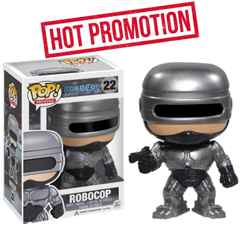 Новинка! Прибытие Funko POP Robocop 22 # виниловая экшн-фигурка Коллекционная модель игрушки на Рождество подарок на день рождения