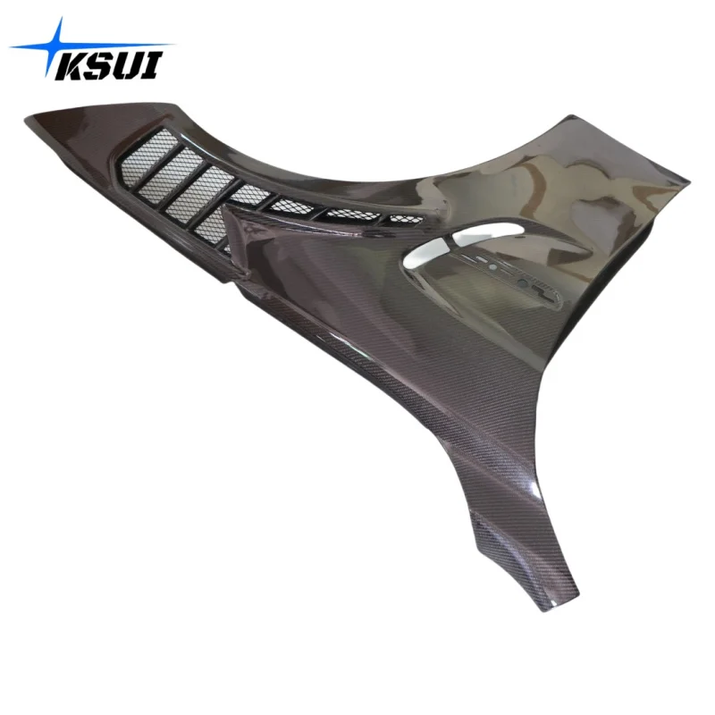 2014-2019 업그레이드된 피크트 피트먼트 M4 F82용 F80 M3 리얼 카본 파이버 프론트 펜더