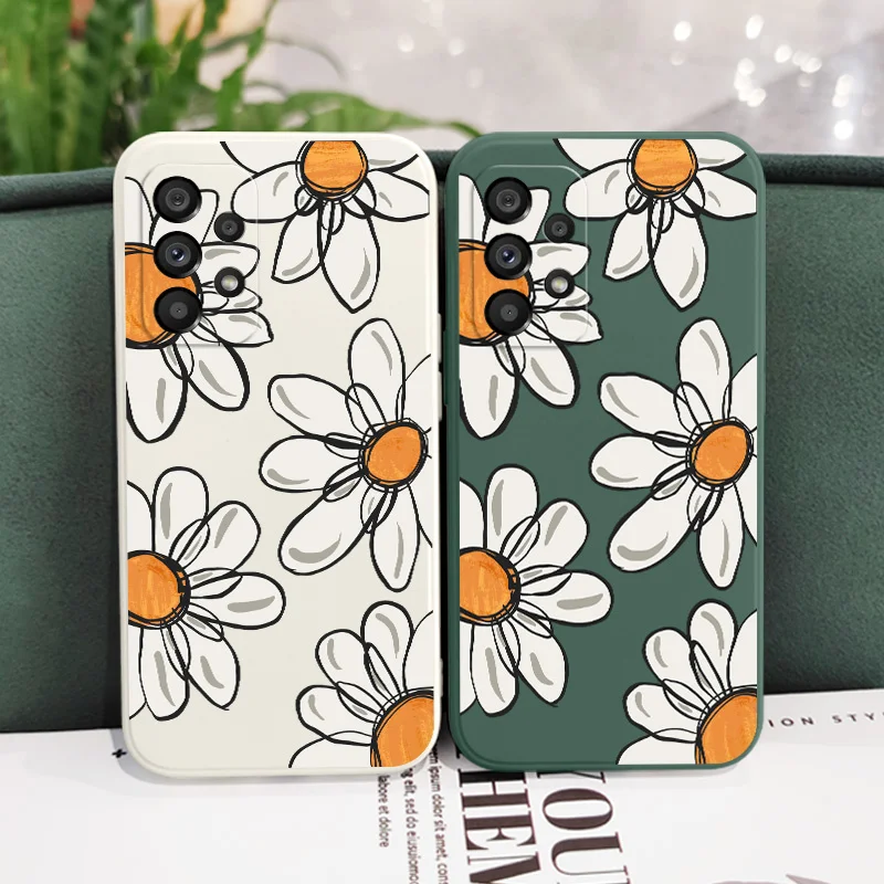 Sun Daisy Protective Phone Case - Vivid Floral Design Cover