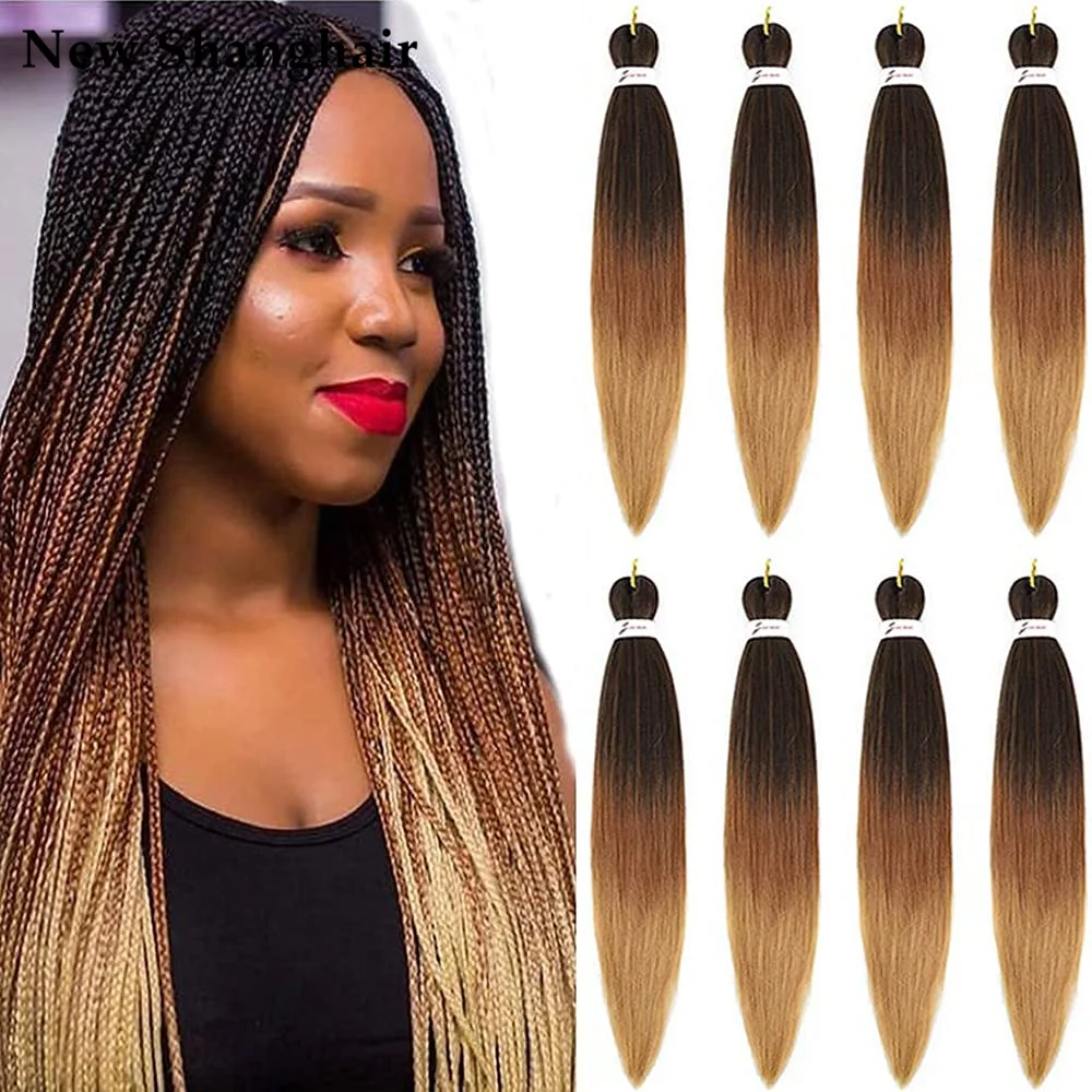 26 inch Pre stretched Braiding Hair Extensions Easy Braids Itch Free Hot  Water Setting Yaki Texture Synthetic Braiding Hair - AliExpress