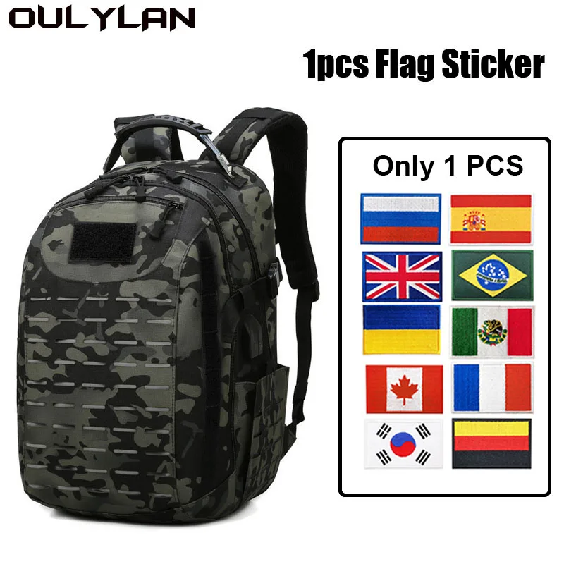 

Oulylan Fashion Travel Multifunctional Laptop Backpack Sport Trekking Hunting Outdoor New Men Camping BagTactical Rucksacks