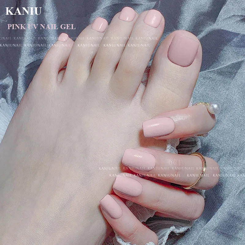 

KANIU Nail Art Rubber Pink Glue 5ML Canned 12ML Bottled UV Nail Gel Polish Solid Gel Nails Varnish Lacquer Manicure