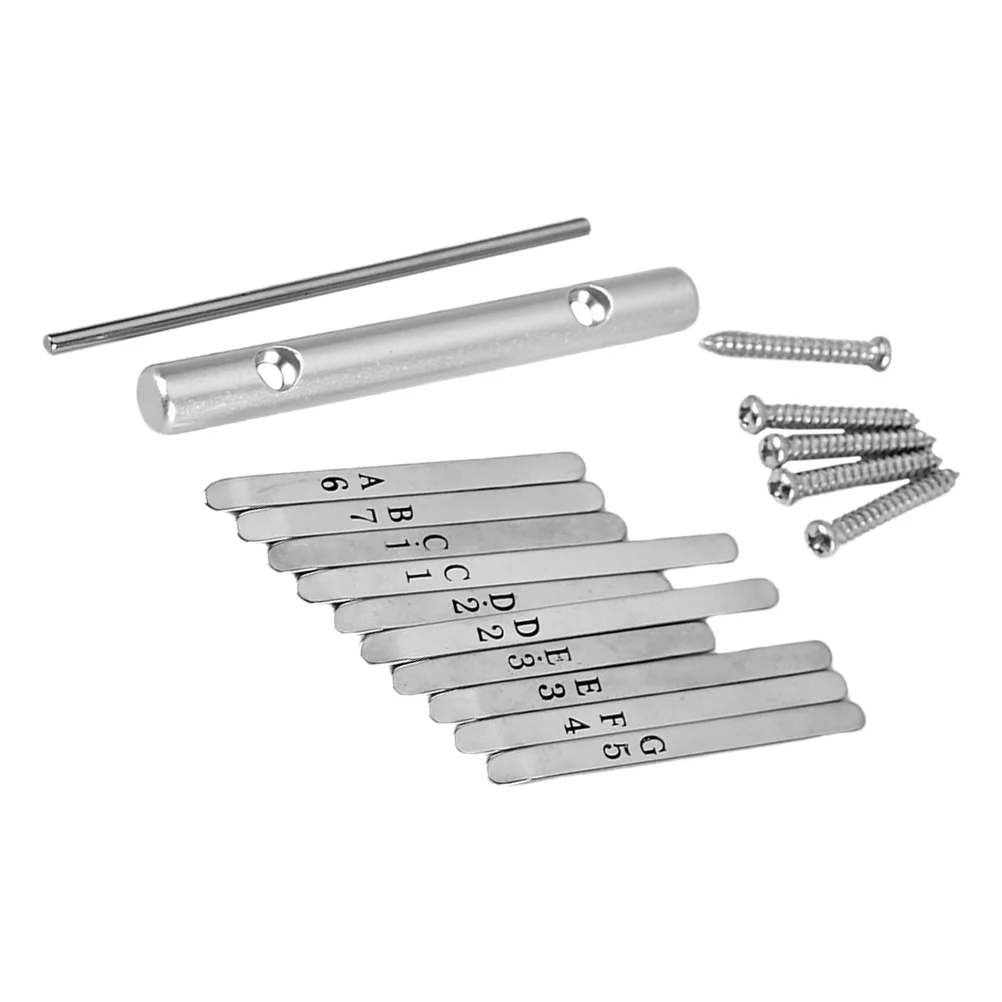 1 Set Kalimba Keys Bridge Kit DIY Kalimba Thumb Piano Bridge Saddle Repairing Parts