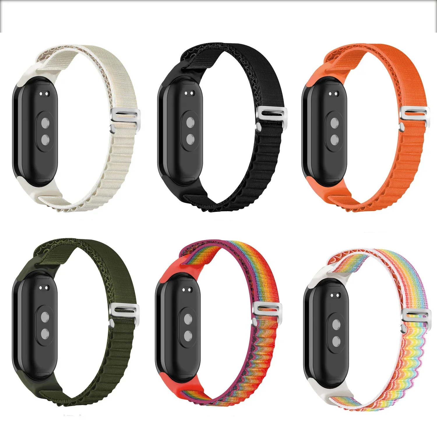 Alpine Loop Adjustable Nylon Strap - Breathable & Soft Elastic Wristband