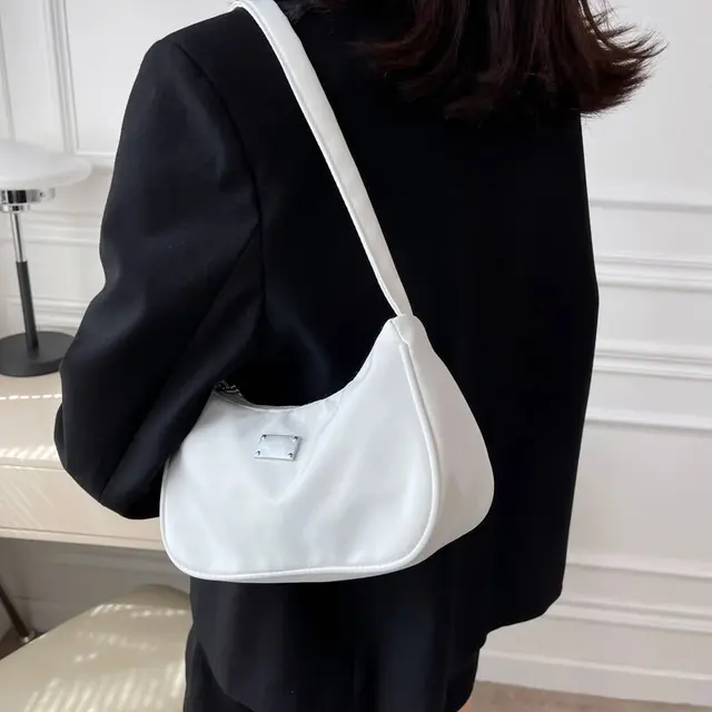 New Women Solid Color Shoulder Bag