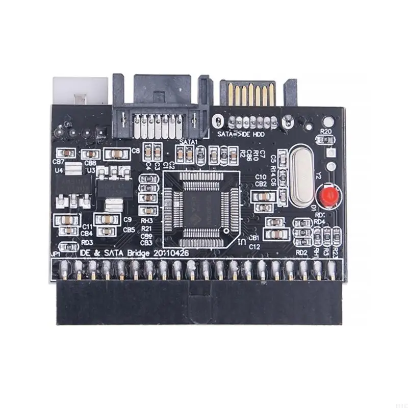 B9HC Versatile IDE to Adapter Converts Devices 1x7PIN Data Cable 1xIDE Cord