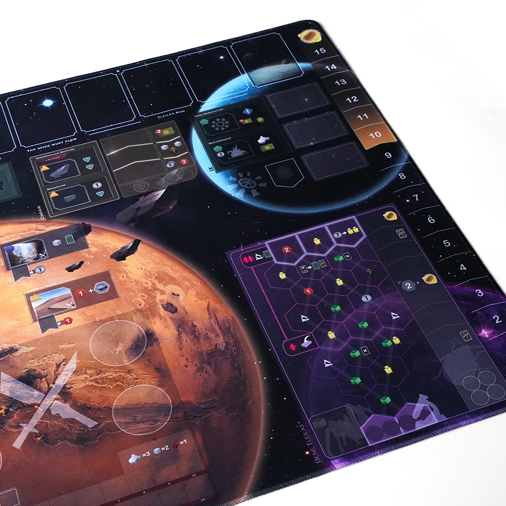 Board Game Playmat Dune Imperium Rise of IX Immortality Rubber 90CMx60cm