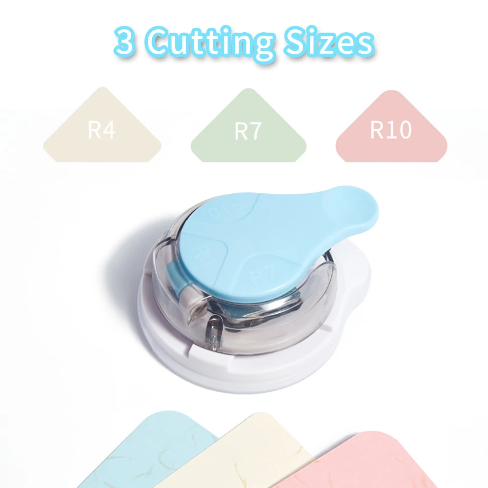 Portable Mini Corner Rounder Paper Punch Card Photo Cutter Diy Craft Scrapbooking Tools Maker Machine Paper Trimmer jiwuo slot punches hole punches handmade diy wallet photo card straight slot punch leather craft cutter tools