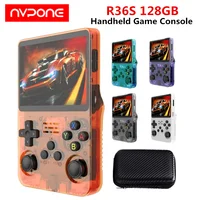 Console de jeu Portable R36S 128 go, système Linux, écran IPS 3.5 pouces, lecteur vidéo de poche pour MAME/N64/PS1/CPS2/CPS 1
