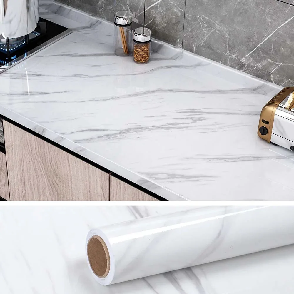 

PVC Kitchen Wallpaper Waterproof Peel and Stick Wall Paper for Wall Decoration Self Adhesive Removable Wall Stickers Home Decor