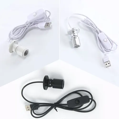 LED USB 스포트라이트, 쥬얼리 캐비닛 쇼케이스 카운터 램프, 표면 장착 천장 미니 스포트라이트, USB 5V 인터페이스, 3W DC5V 3