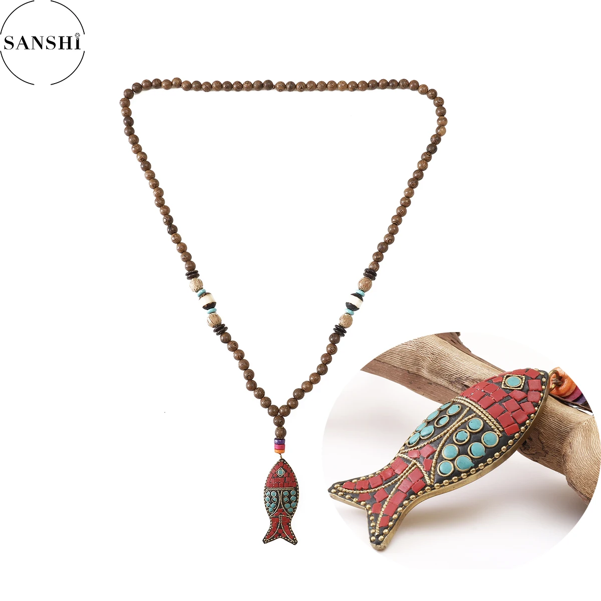 

FishSweater chains Fashion Choker Necklace Layer Girls Women Ladies Boho Pendant Love Jewelry Geometric Mermaid Accessories