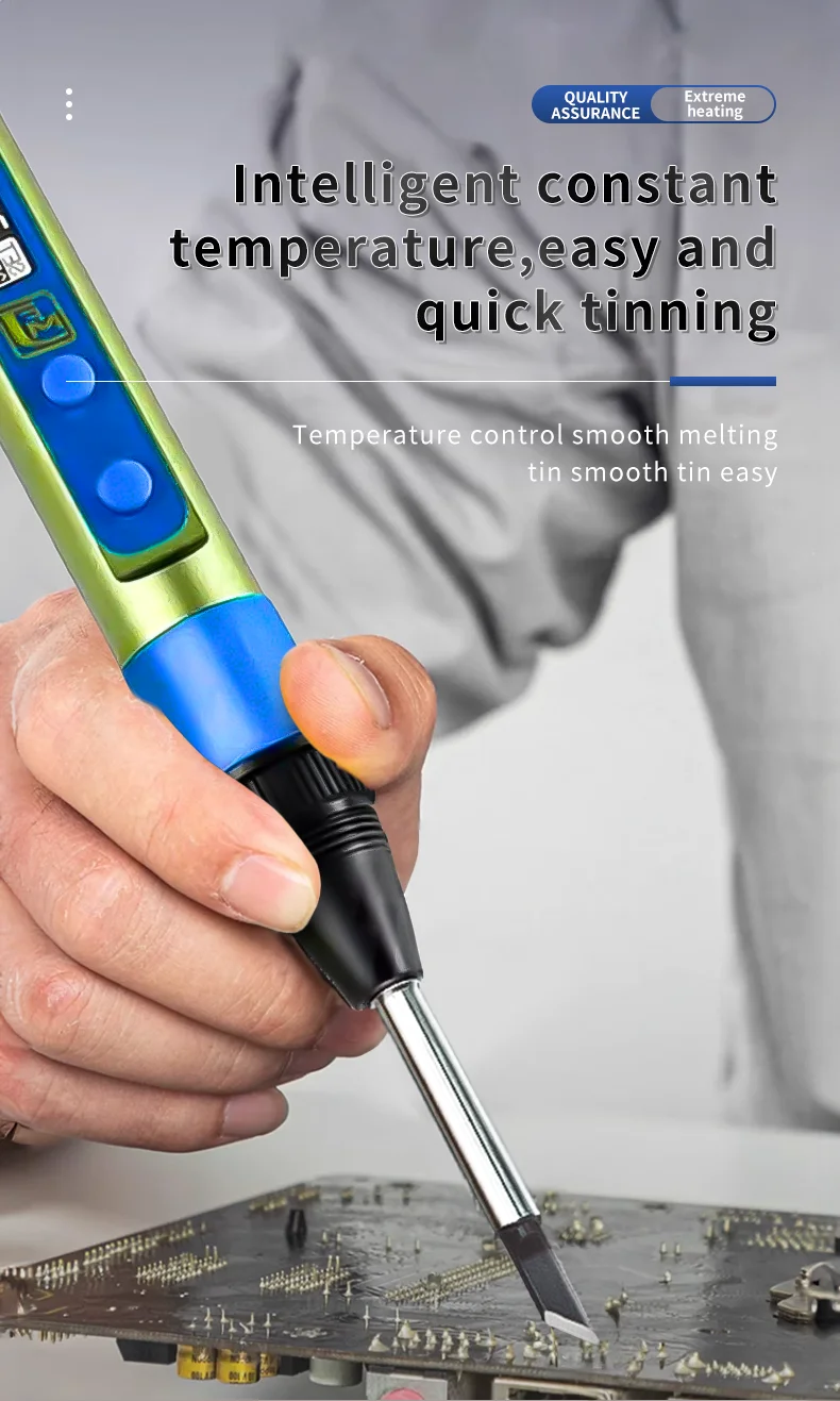 H-01 Soldering Iron 65W Adjustable Temperature PD3.0 Portable Compatible TS and