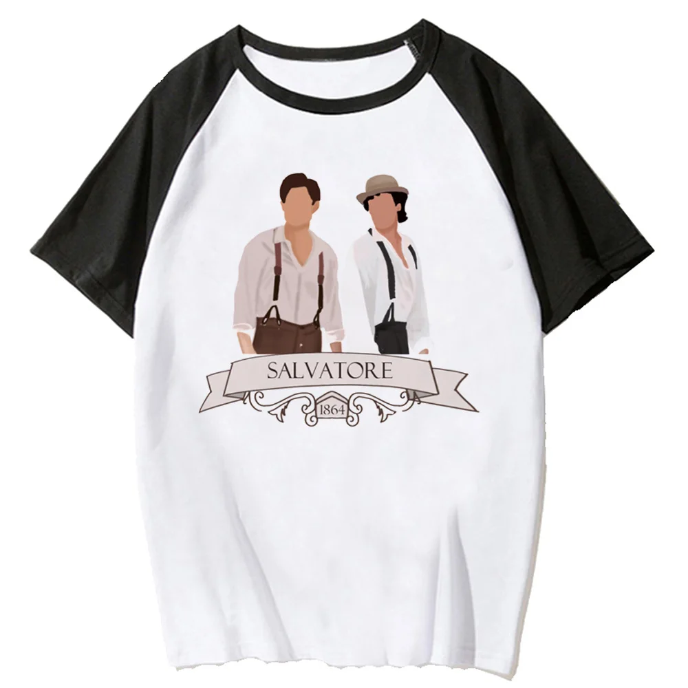 thumbnail image 1 of Camisetas de los diarios de vampiro para mujer, top harajuku, ropa de anime de cómic japonés, 1 of 4