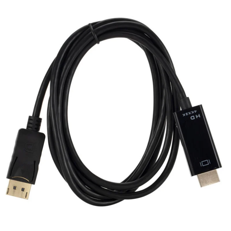 디스플레이 포트-Hdmi 변환 케이블 20 개, 1.8m 대형 Dp-Hdmi Hd 변환 케이블 2k 4k 1080p