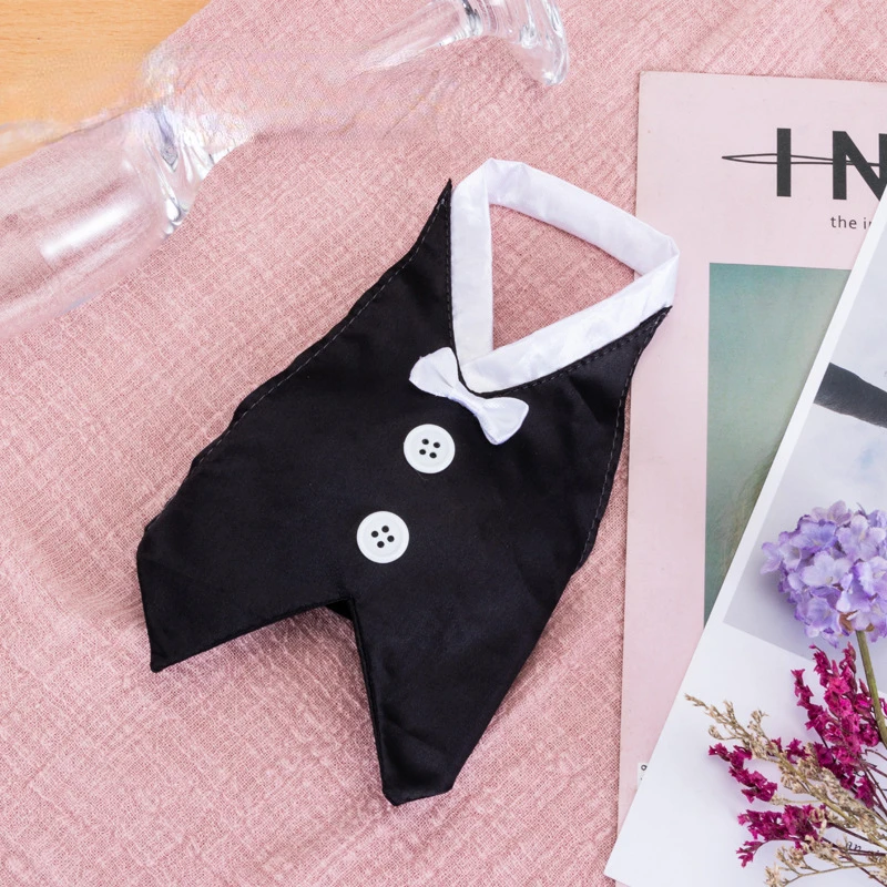 2Pcs Wedding Bottle Cover Bride Groom Wine Cups Champagne Glasses Ornaments Bride To Be Bridal Shower Bachelorette Party Decor