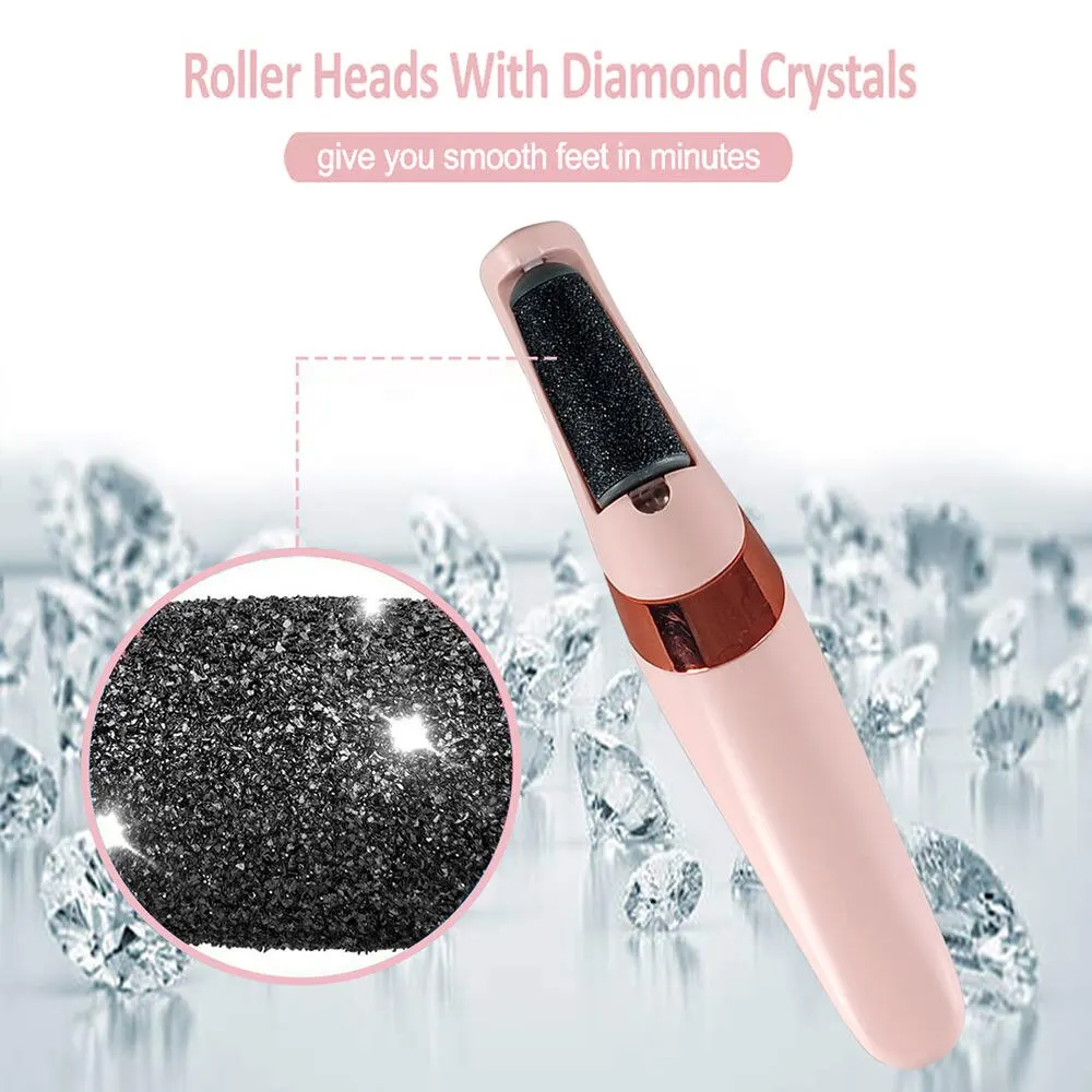Foot File Rechargeable Electric Callus Remover Cordless Women Men Removes Dry Coarse Skin Calluses