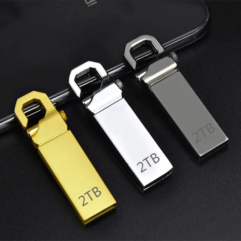 Металлический серебристый и золотой флеш-накопитель 2 0 металлический USB