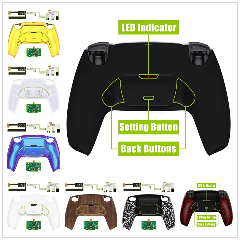EXtremeRate Back Paddles Remappable Rise Remap Kit, Upgrade Board