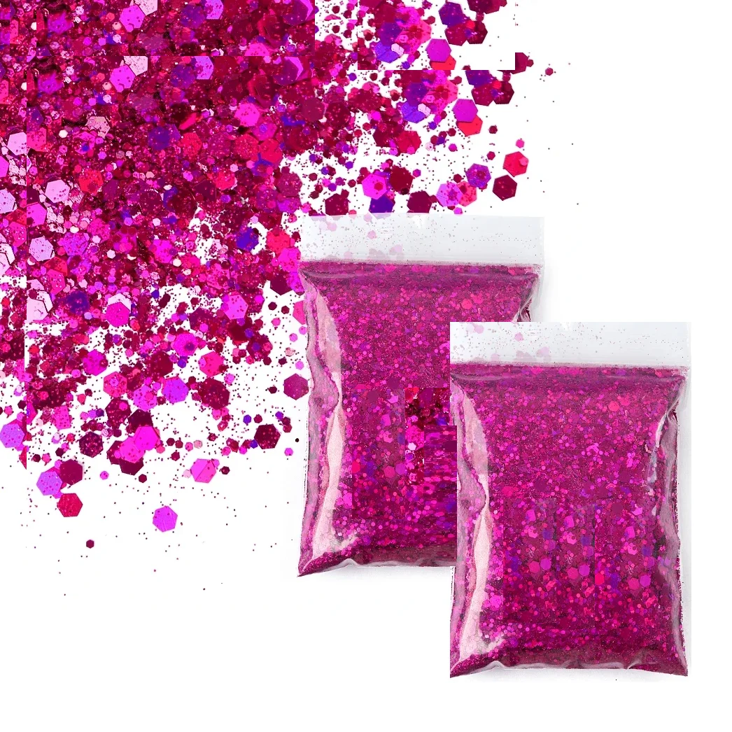 Holographic Iridescent Chunky Glitter Flakes