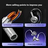 SUCA AUDIO SU2 HiFi wired earbuds with flat head and semi in ear design, customizable 3.5mm/4.4mm interchangeable music earphone 5