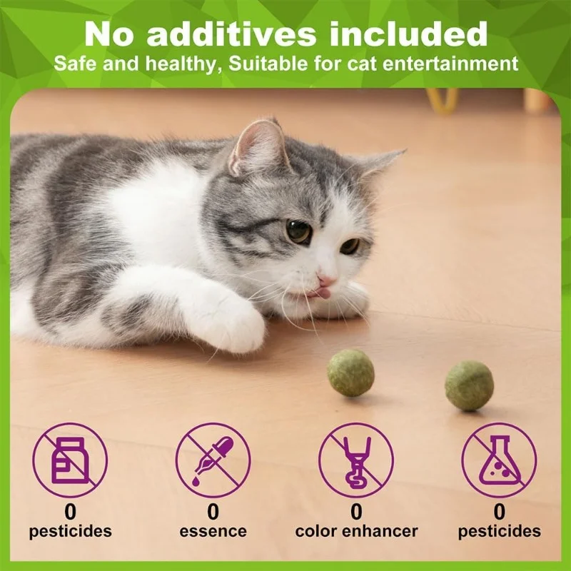 5/10/20Pcs Natural Catnip Balls 3
