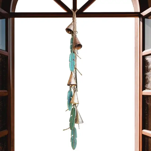 Szélcsengő Kültéri Harangok Elegáns Szélcsalád -Ajtó Bejárat Kézműves Csengők Karácsonyi Ünnepi Ajándékok Családok Számára