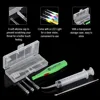 LED Light Earpick Stainless Steel Earwax Remover 3 Tips Irrigator Clean Ear Care Wax Cleaning Tools Tonsil Stone Remover Tool 3