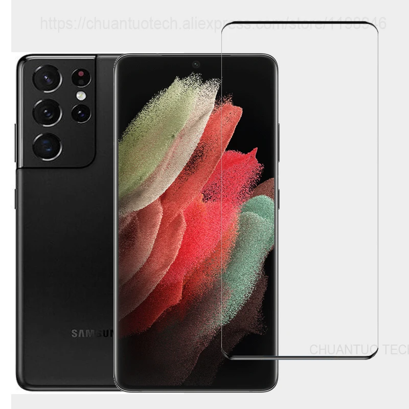 Vetro Temperato Completo Per Samsung Galaxy S21 5G/S21 + 5G/S21 Fe 5G/S21 Ultra 5G Obiettivo Della Fotocamera Pellicola Protettiva Per Schermo 3D