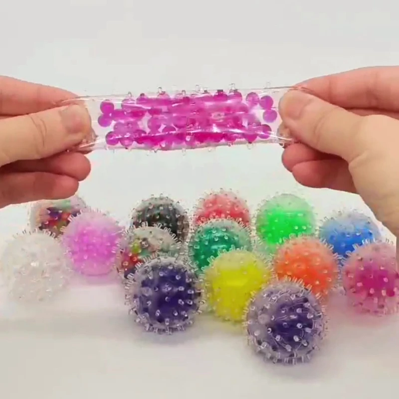 5/10/20Pcs 3.5cm Squeeze Ball Grape Ball Stress Relief Fidget Sensory Toy Kids Boy Girl Birthday Party Favors Pinata Filler Gift