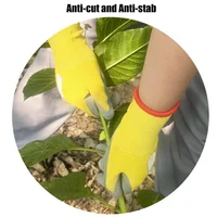 Children's Durable Gloves Labor Protection Waterproof Protective Gloves Non-Slip Children Safety Yard Work Gloves Latex Gloves 2
