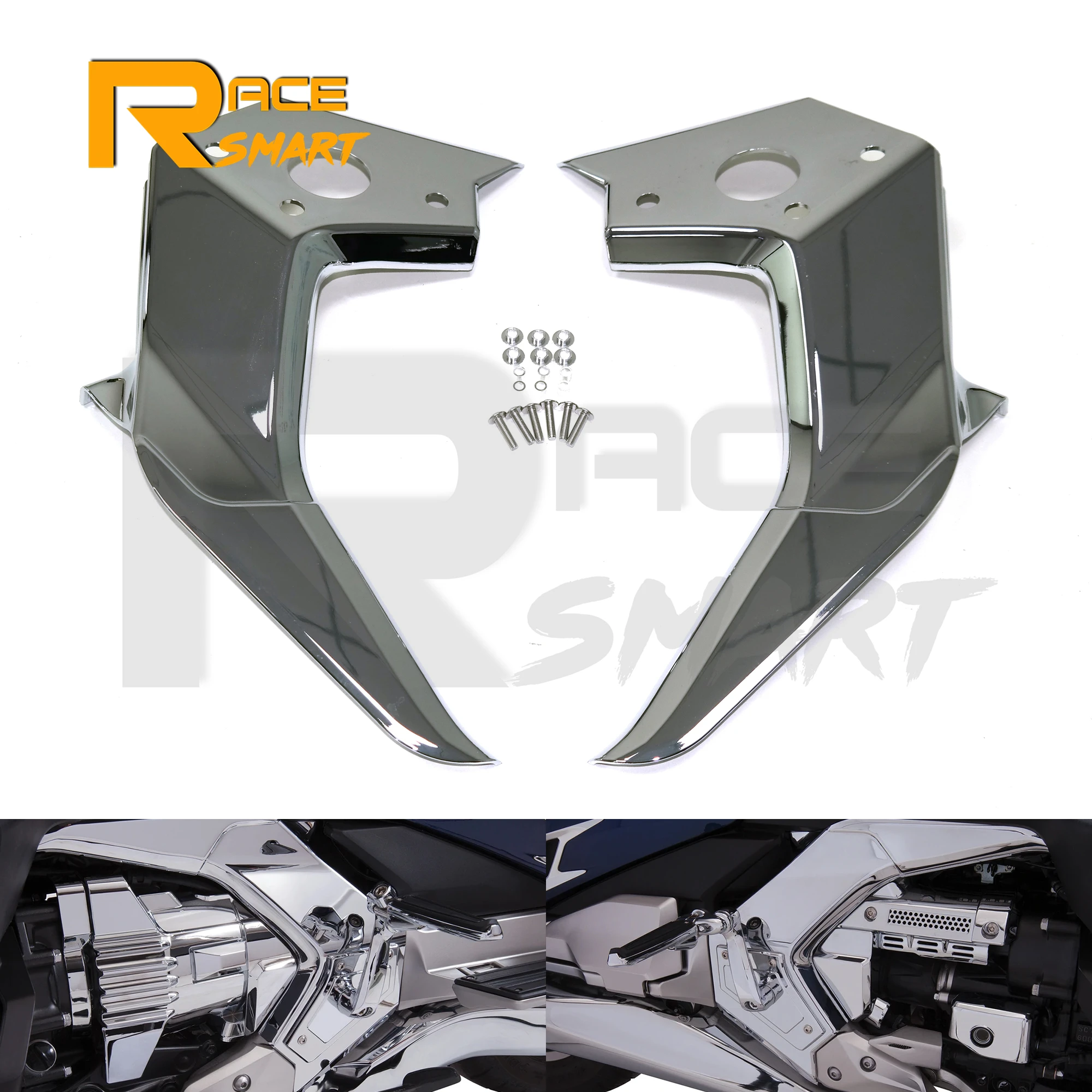 Moto Chrome Frame Covers Accessori Decorativi Per Honda Gold Wing Gl1800 2018 - 2023 2019 2020 2021 Goldwing Gl 1800 Dct