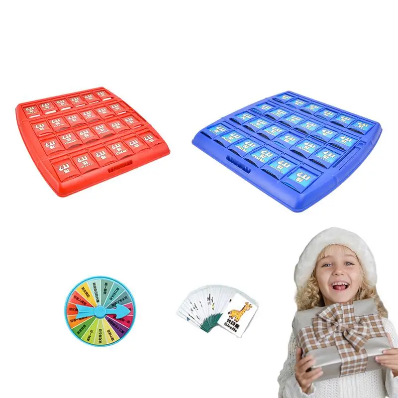 

Animal Guess Game Guessing Game Kids Games Animal Theme Cartoon Cute Portable Funny Board Game Educational Toy For Kids Girls Bo