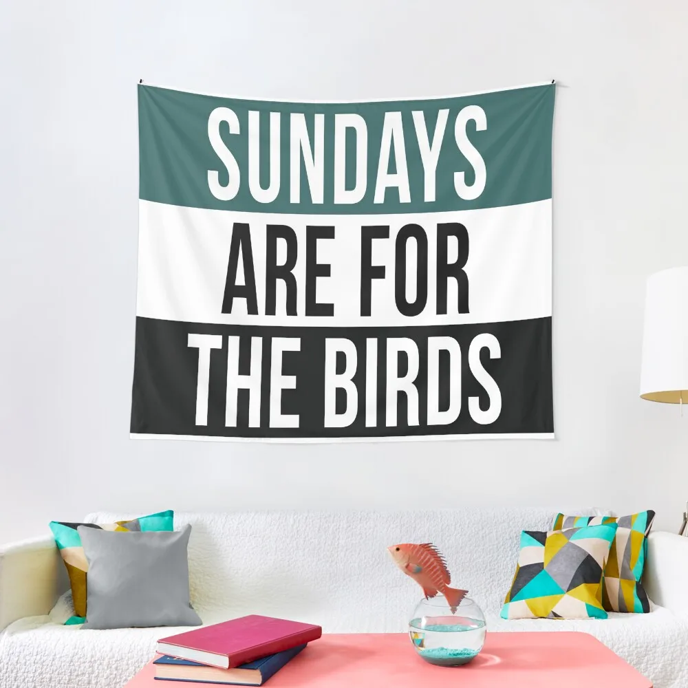 

Sundays are for the Birds Tapestry Wallpaper Wall Decoration Hanging Wall House Decor Tapestry
