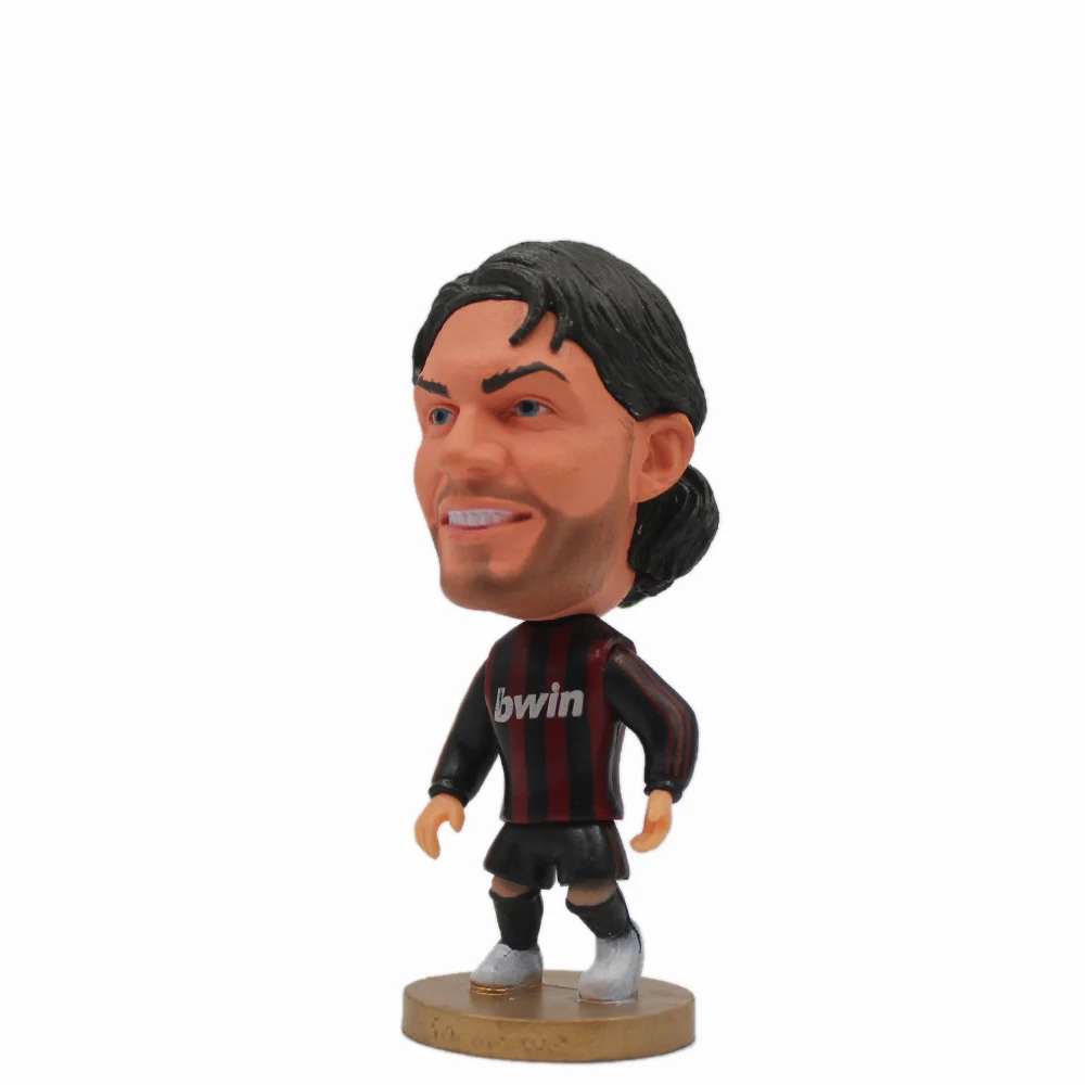 Action Figures Toys 6.5cm KAKA Pirlo Maldini Inzaghi Nesta 2.5in AC Activity Doll