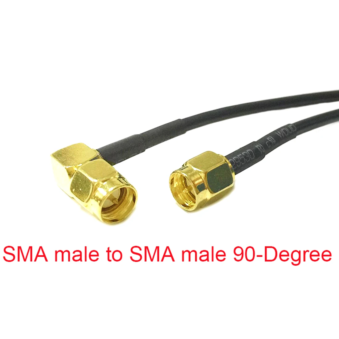 Antenna cable adapter WIFI SMA male plug female jack straight right angle RG174 10-100cm